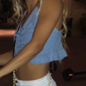 Jean crop top!